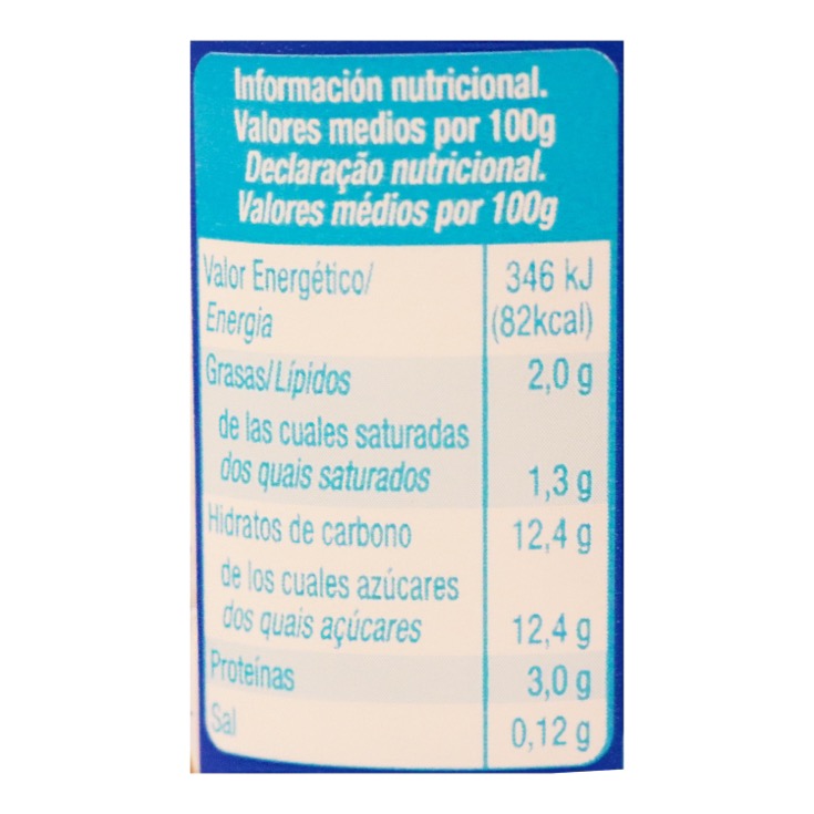 Yogur Natural Azucarado 4x125g