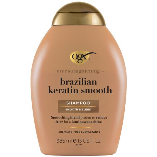 Champú alisador Brazilian Keratin Smooth Ogx - 385ml