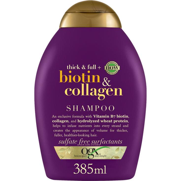 Champú volumen Biotina & Colágeno oGX - 385ml Champú volumen Biotina & Colágeno oGX - 385ml