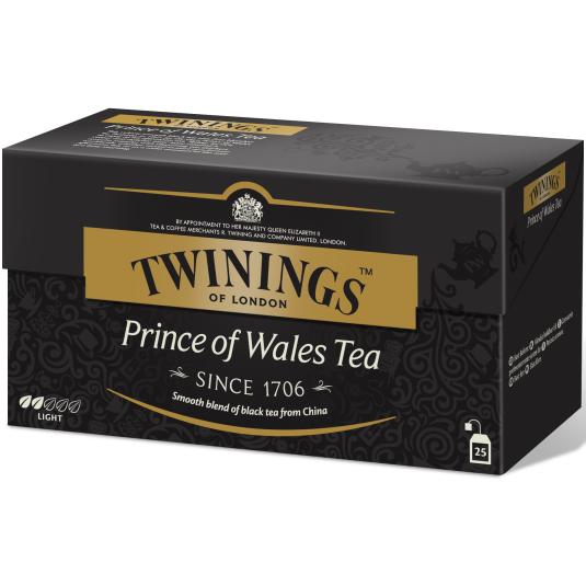 Té Príncipe de Gales Twinings - 25 uds