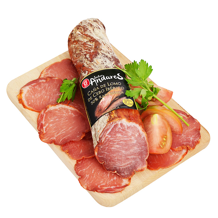 Caña de Lomo Ibérico 50 Por Ciento Raza Ibérica Media Pieza