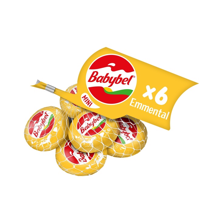 quesos emmental snack 6 porciones bolsa 120 g