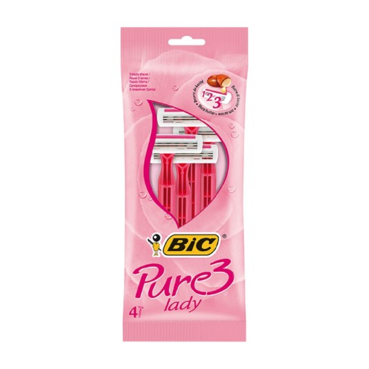 Cuchillas desechables pure 3 Lady Pink