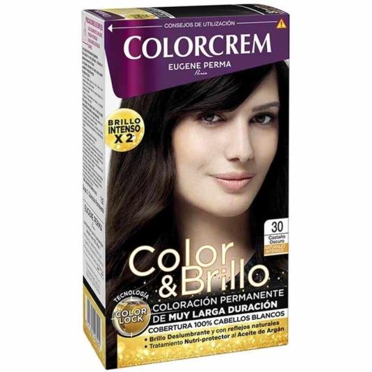 Tinte castaño oscuro Nº30 Colorcrem - 115ml