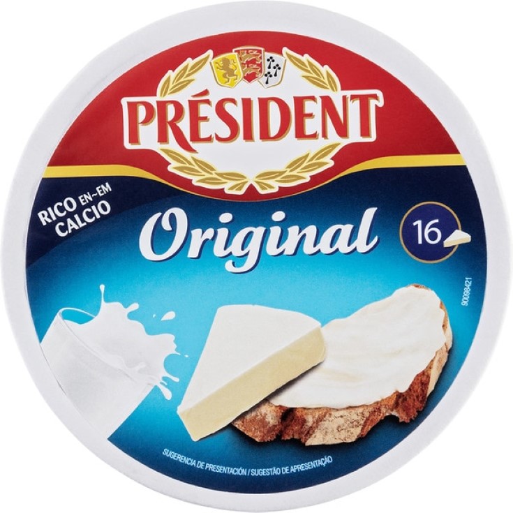 Quesitos en porciones Président - 16 uds