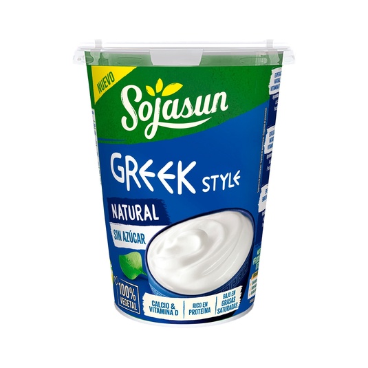 Yogur natural griego de soja