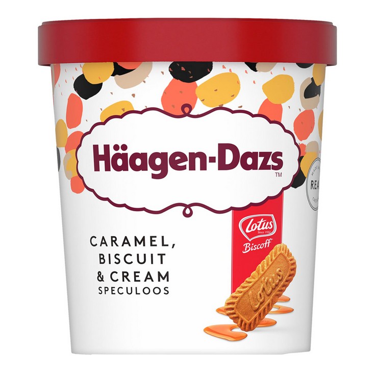 Tarrina caramelo y galletas Lotus - Häagen-Dazs - 460ml