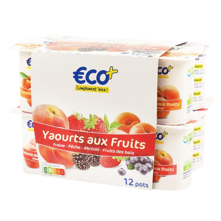 Yogur de frutas €CO+ 12 uds - 125g