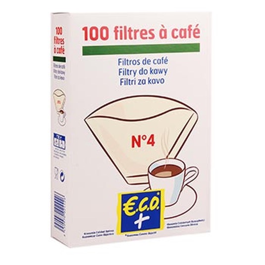 Filtros para Café Nº4 100 uds