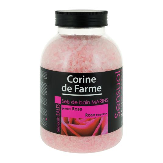 Sal de baño aroma sensual rosa Corine de Farme - 1,3kg