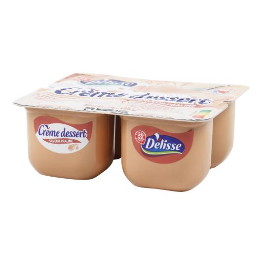 Crema Con Sabor A Praliné Délisse - 4x125g