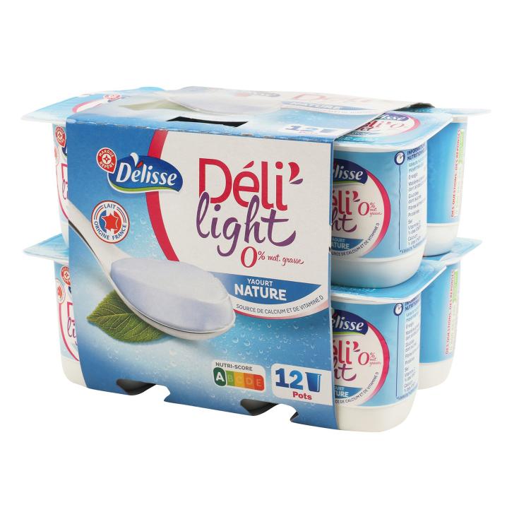 Yogur desnatado natural 12x125g
