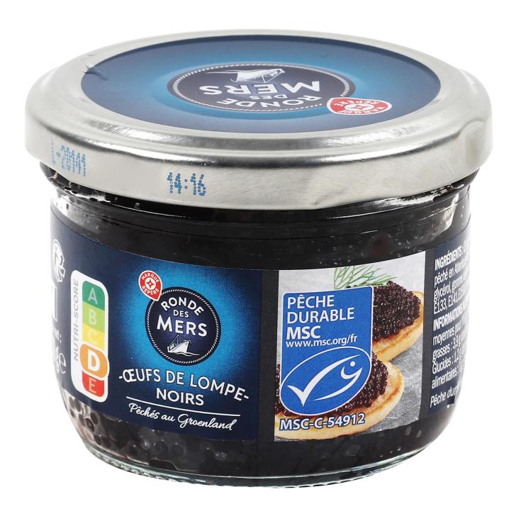 Huevas Negras de Lumpo Ronde Des Mers - 100g Huevas Negras de Lumpo Ronde Des Mers - 100g