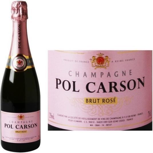 Champagne brut rosé 12º - Pol Carson - 75cl