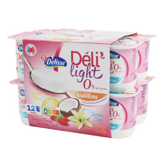 Yogur Sabores 0% 12x125g