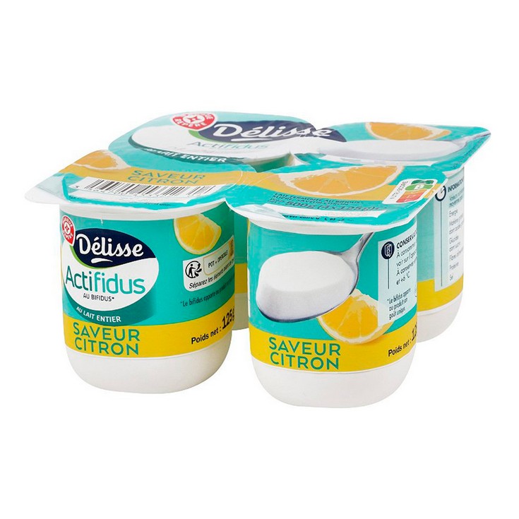 Yogur Actifidus Sabor Limón 4x125g