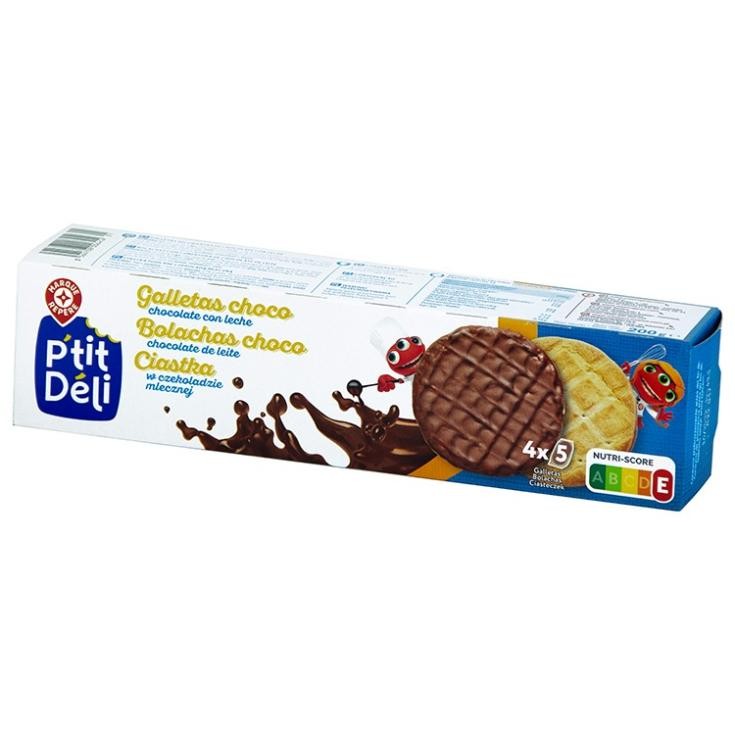 Galletas con chocolate con leche - P'tit Deli - 200g