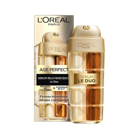 Age Perfect serum rejuvenedor Le Duo péptidos de colágeno