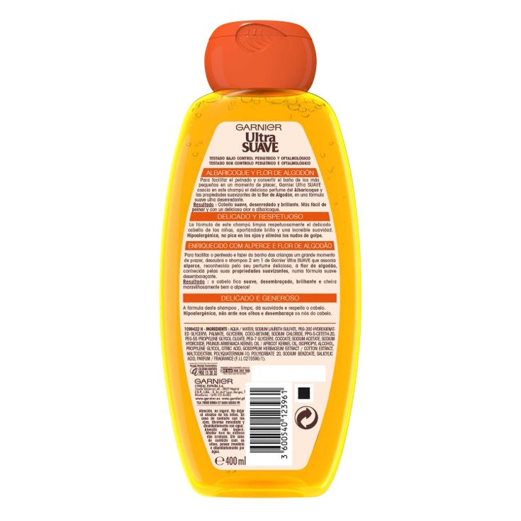 Champú Ultrasuave Niños Albaricoque 400ml