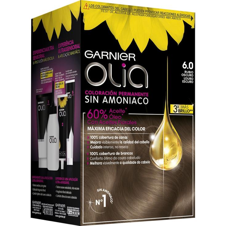 Tinte Rubio Oscuro Nº6.0 Olia - Garnier - 1 ud