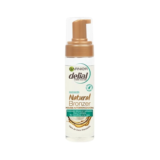 DELIAL NATURAL BRONZER mousse autobronceadora