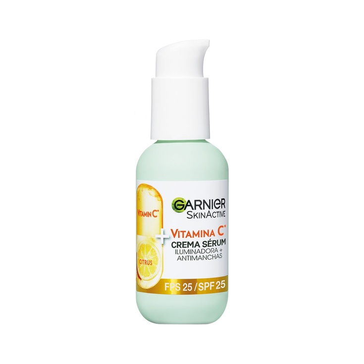 Crema sérum iluminadora y antimanchas SPF25