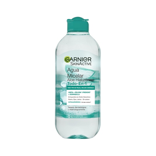 Agua Micelar Aloe Hialurónico Todo en 1 Garnier