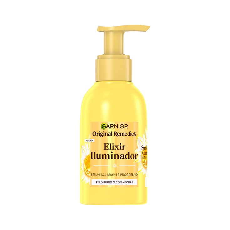 Serum de camomila miel y flores Elixir iluminador Sun-Kissed