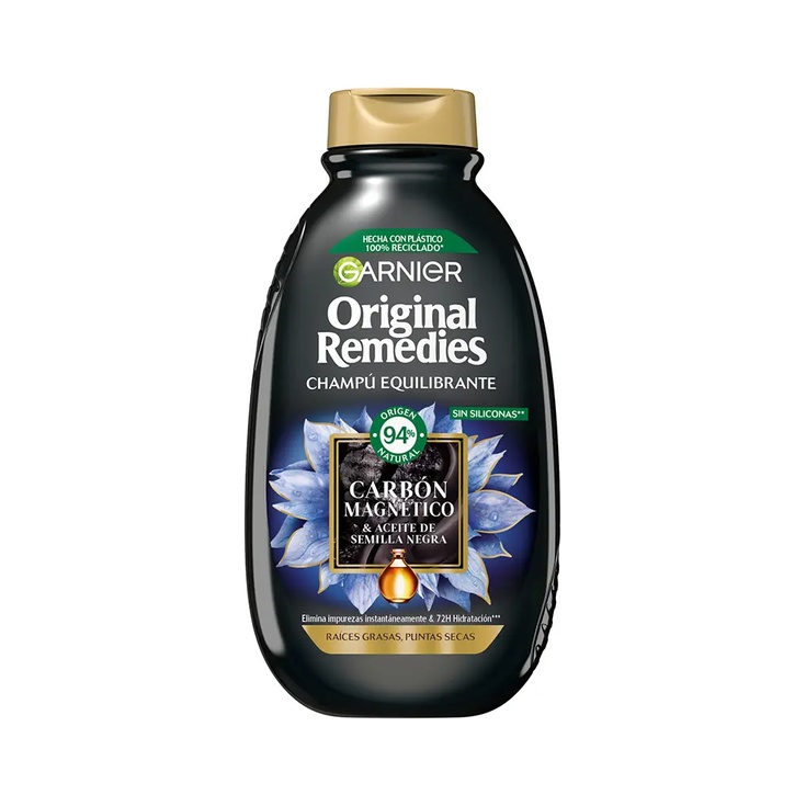 Champú con carbón magnético 400ml