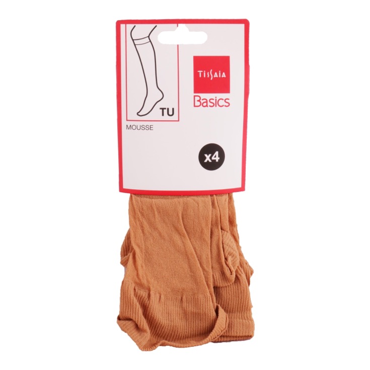 Medias Rodilla Camel 4 uds