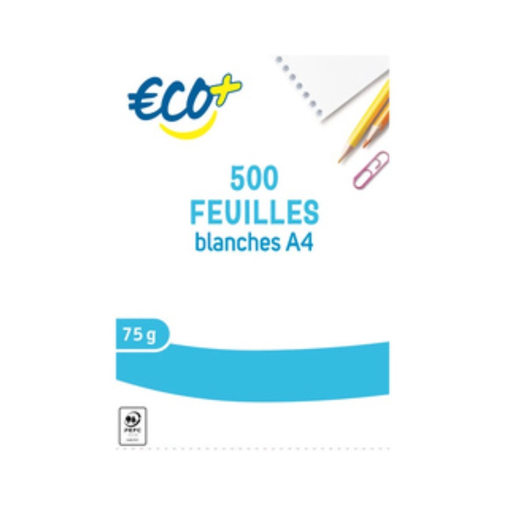 500 Folios Blancos A4 De 75g
