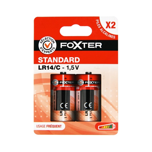 pilas alcalinas LR14/C de 1,5 V Estándar Selección Experto