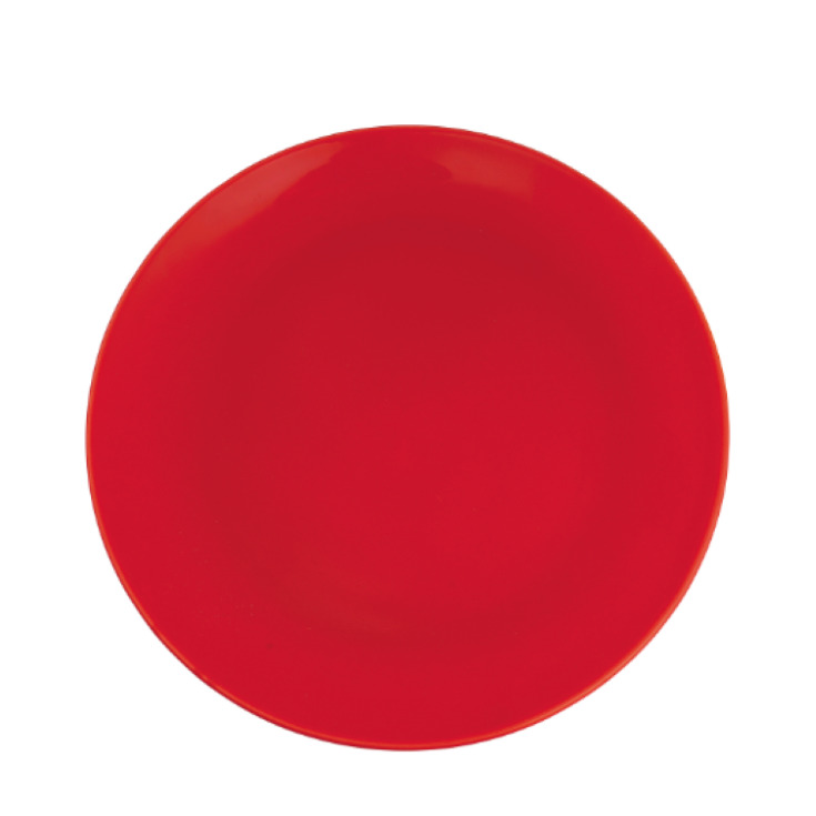 Plato llano rojo 28cm Plato llano rojo 28cm