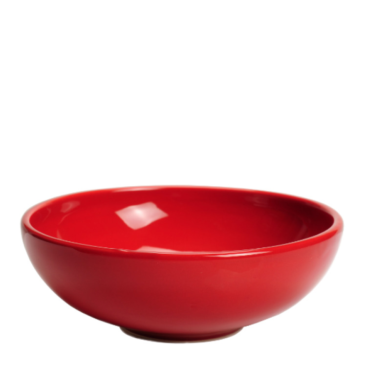 Plato hondo rojo 19.5cm Plato hondo rojo 19.5cm