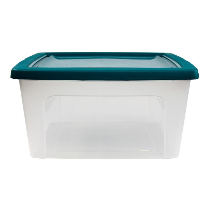 Caja de almacenamiento 18l azul/transparente Homeside