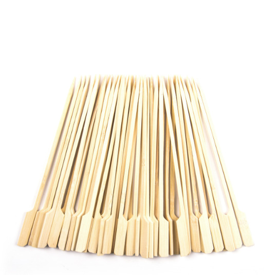 50 mini brochetas de bambú de 18cm