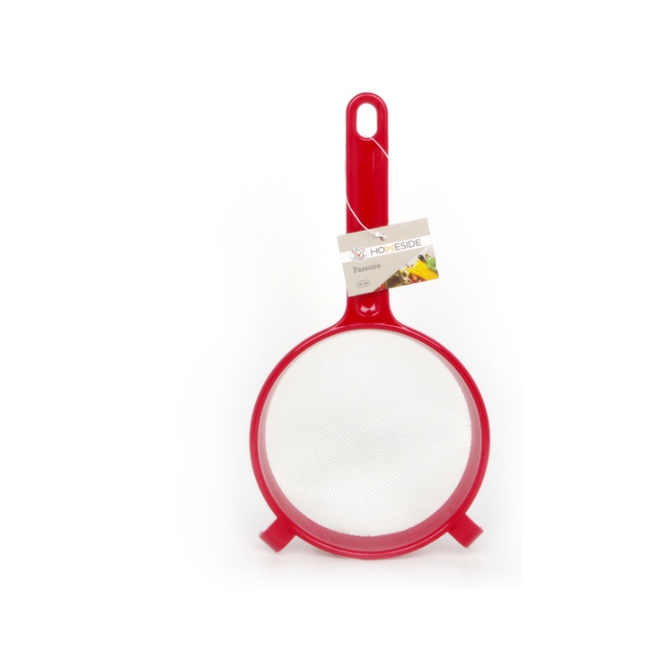 Colador de plástico rojo 12cm