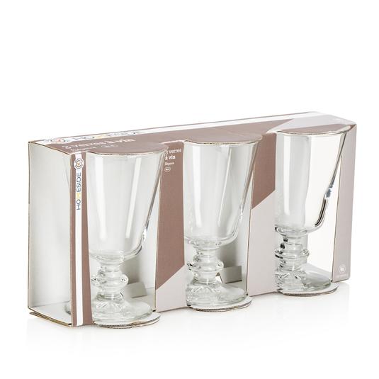 Pack de 3 Copas de Vino en cristal - Elegance - 22cl