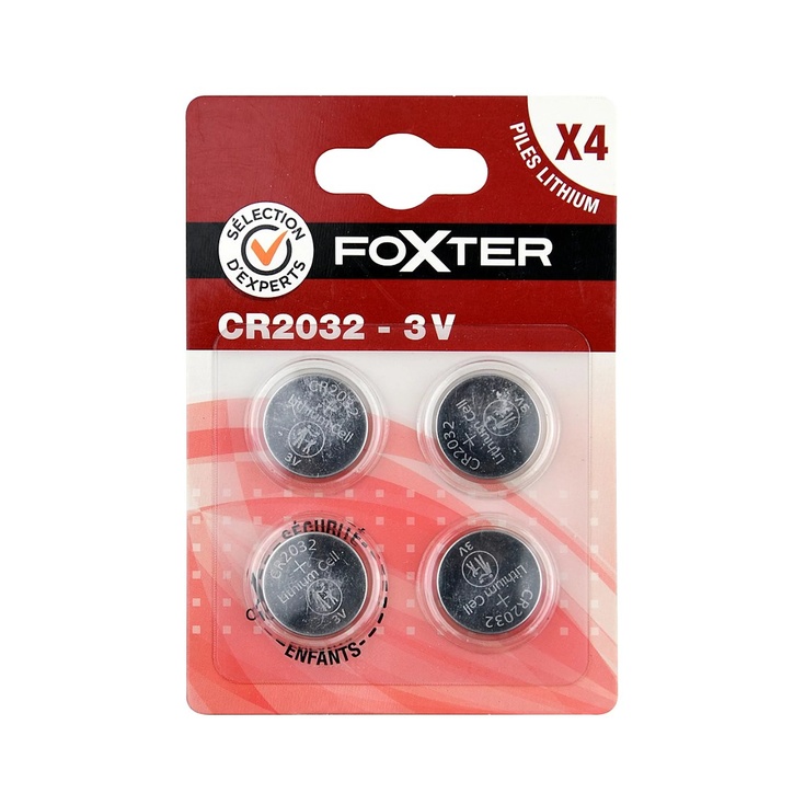 pilas CR2032 de 3V Selección Experta Foxter
