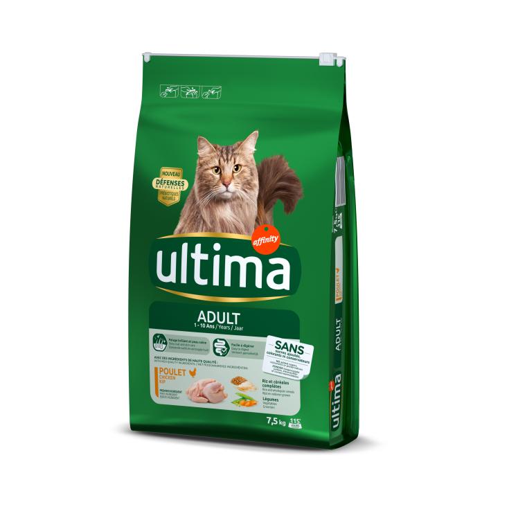 Pienso para gatos adultos con pollo - 7,5kg