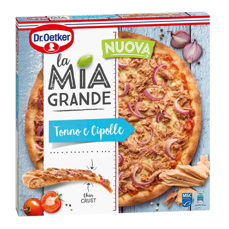 Pizza Atún y cebolla La Mia Grande 415g