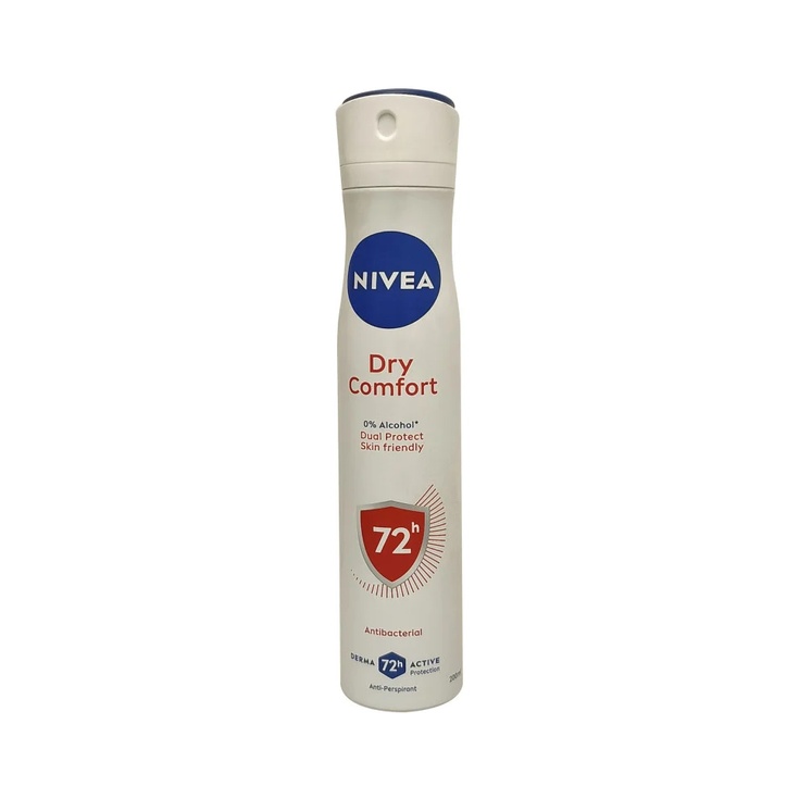 Nivea desodorante spray 200 ml. Dry comfort.