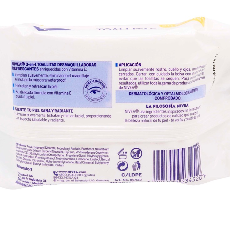 Toallitas Desmaquilladoras 40 uds