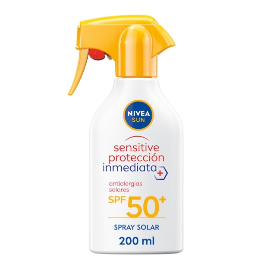Protector solar SPF 50+ pistola sensitive anti alergias