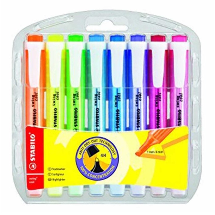 Rotuladores Swing Cool Stabilo - 8 uds