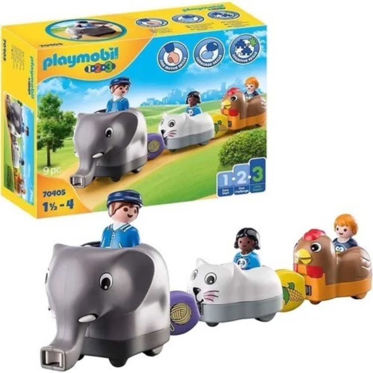 Mi tren de animales Playmobil 1 2 3