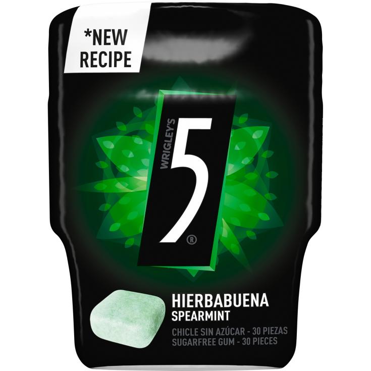 Chicles sabor hierbabuena - Five - 69g