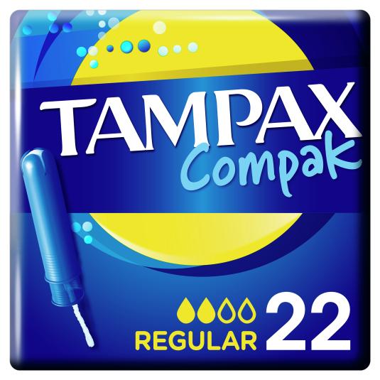 Tampones Regular Compak - Tampax - 22 uds