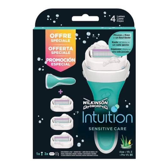 Maquinilla intuition sensitive + 3 recambios