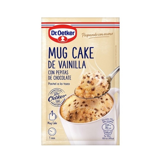 MUG CAKE VAINILLA SOBRE 65 GRS